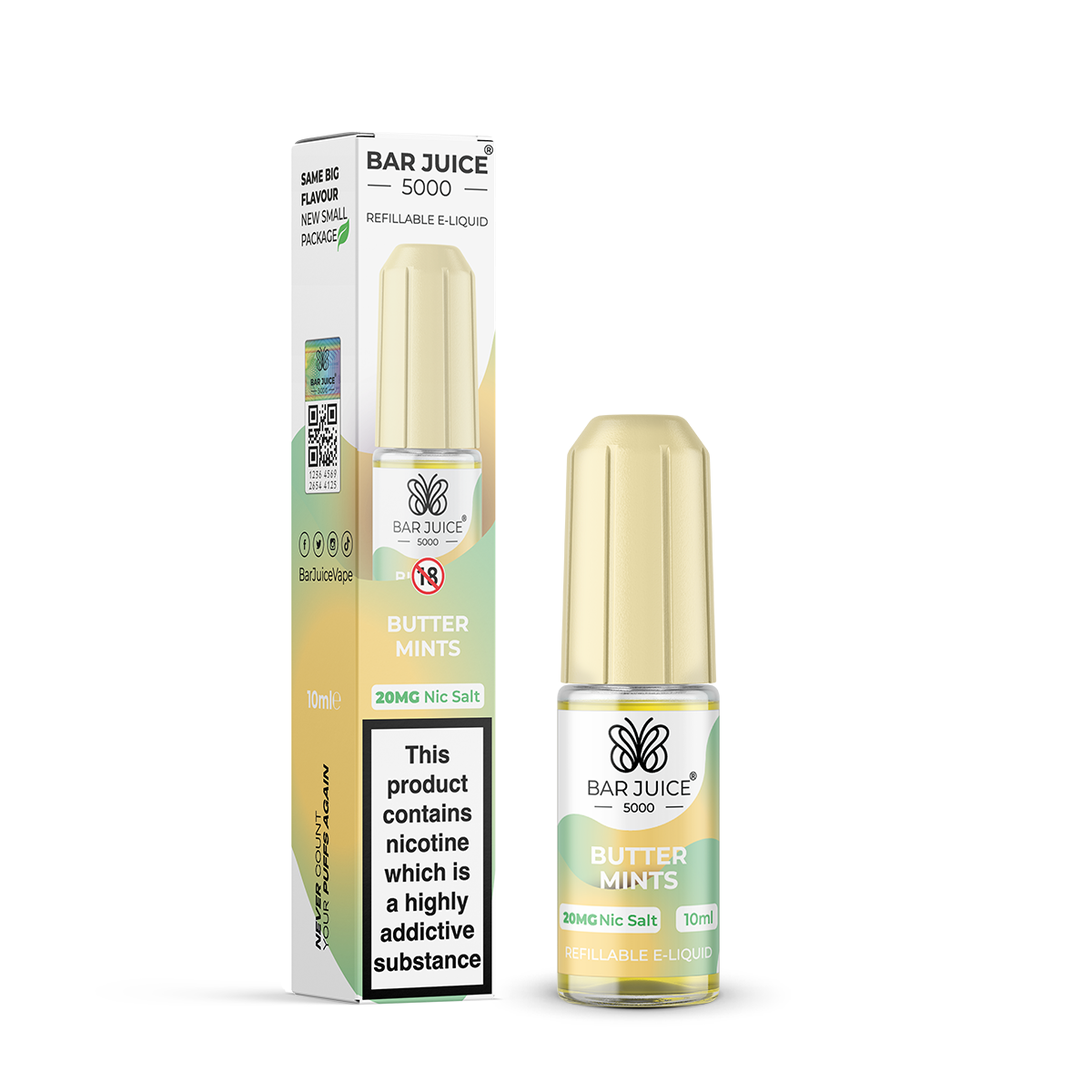 Bar Juice - Butter Mint 20mg Nic Salt