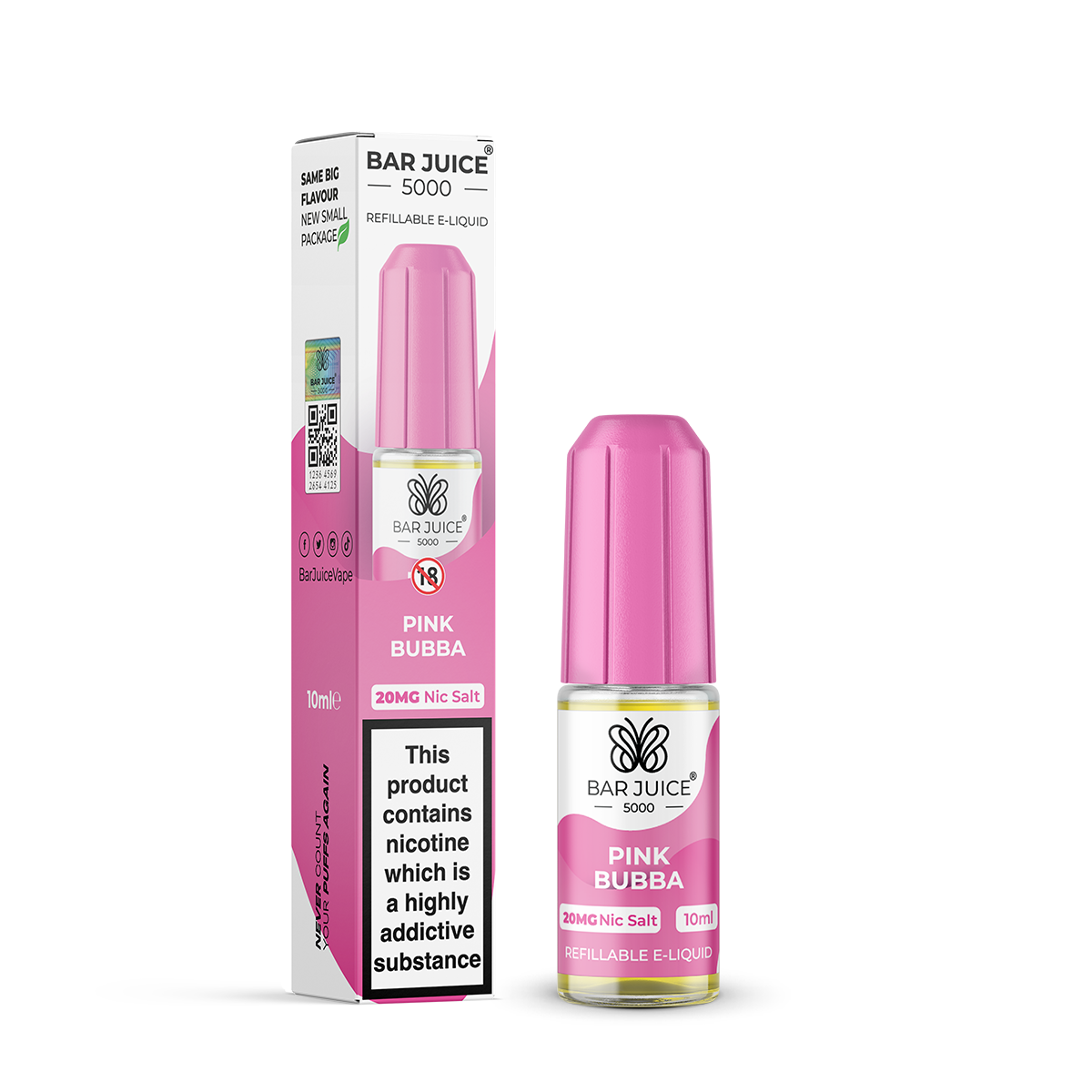 Bar Juice - Pink Bubba 20mg Nic Salt
