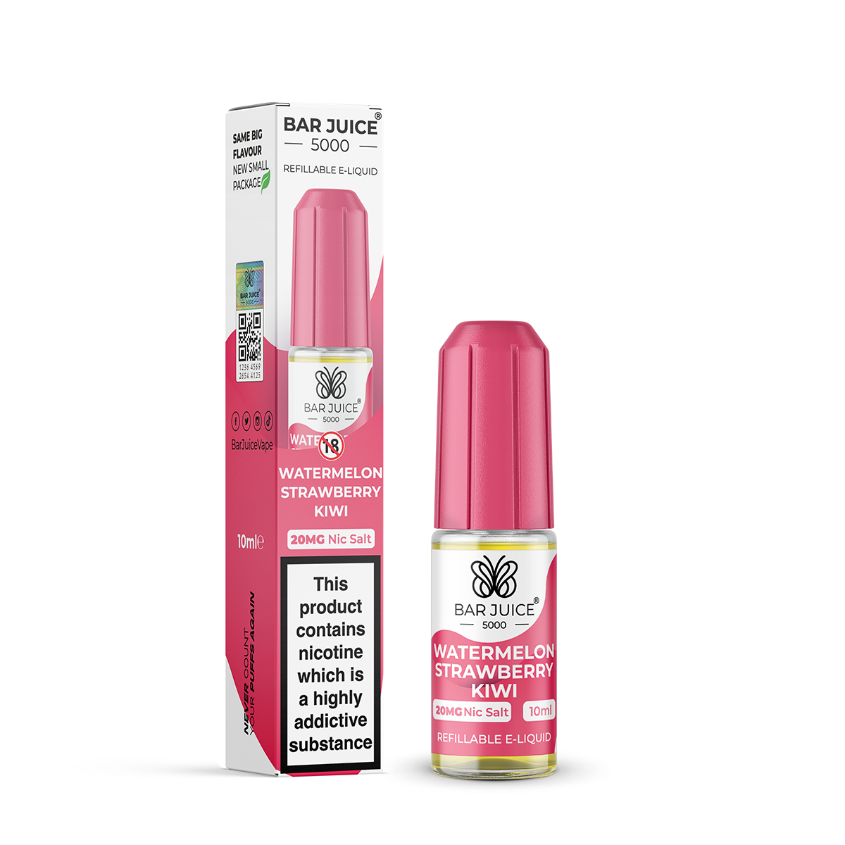 Bar Juice - Watermelon Strawberry Kiwi 20mg Nic...