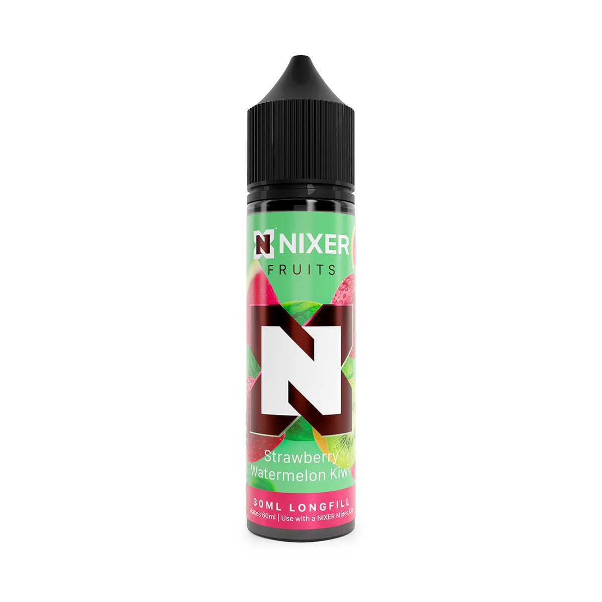Nixer Strawberry, Watermelon Kiwi 30ml Longfill