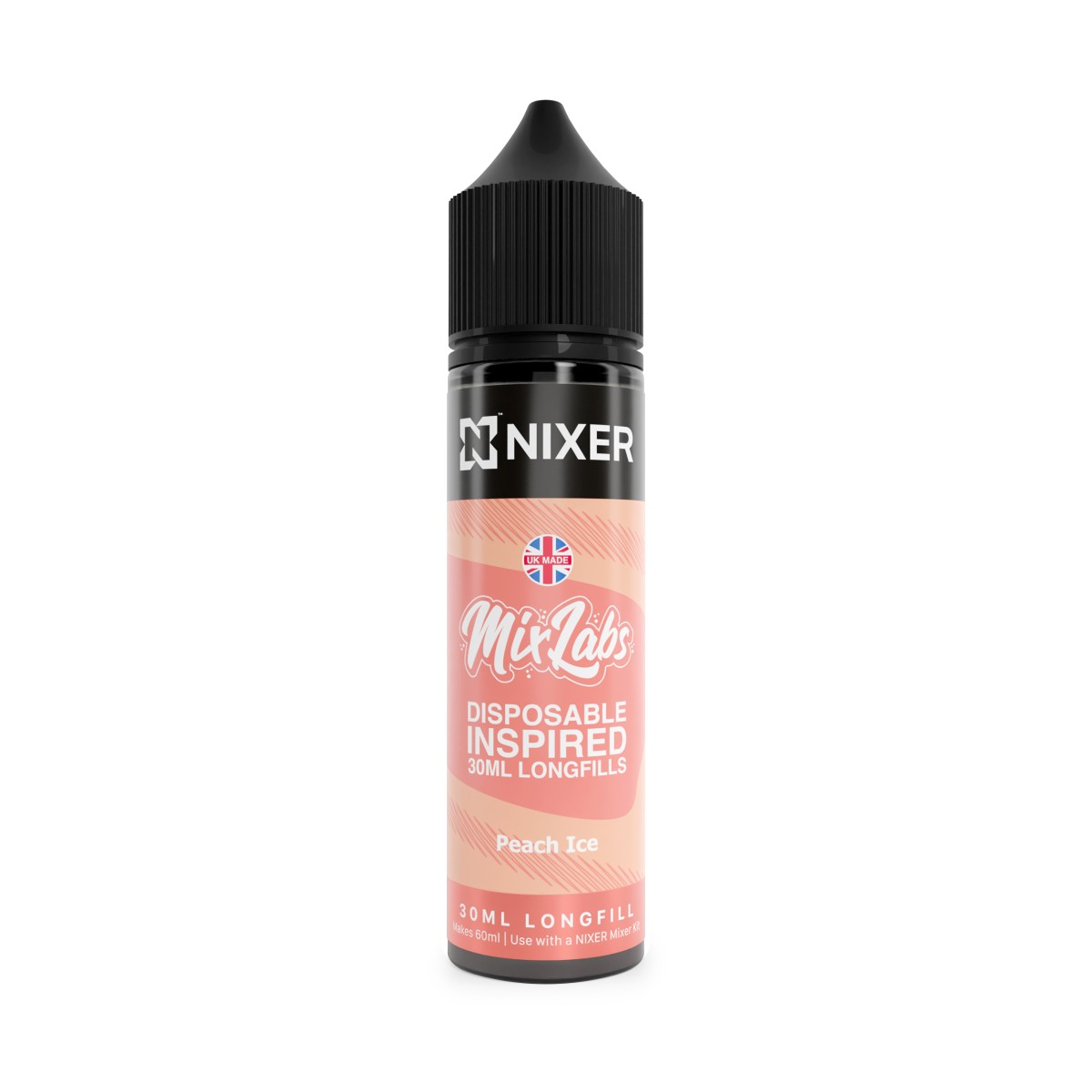 Nixer X Mix Labs Peach Ice - 30ml Longfill