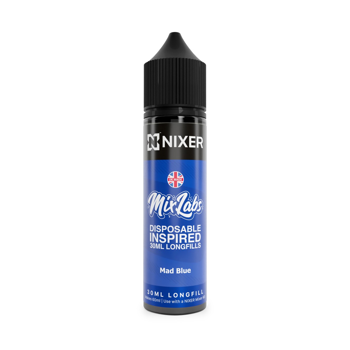 Nixer X Mix Labs Mad Blue - 30ml Longfill
