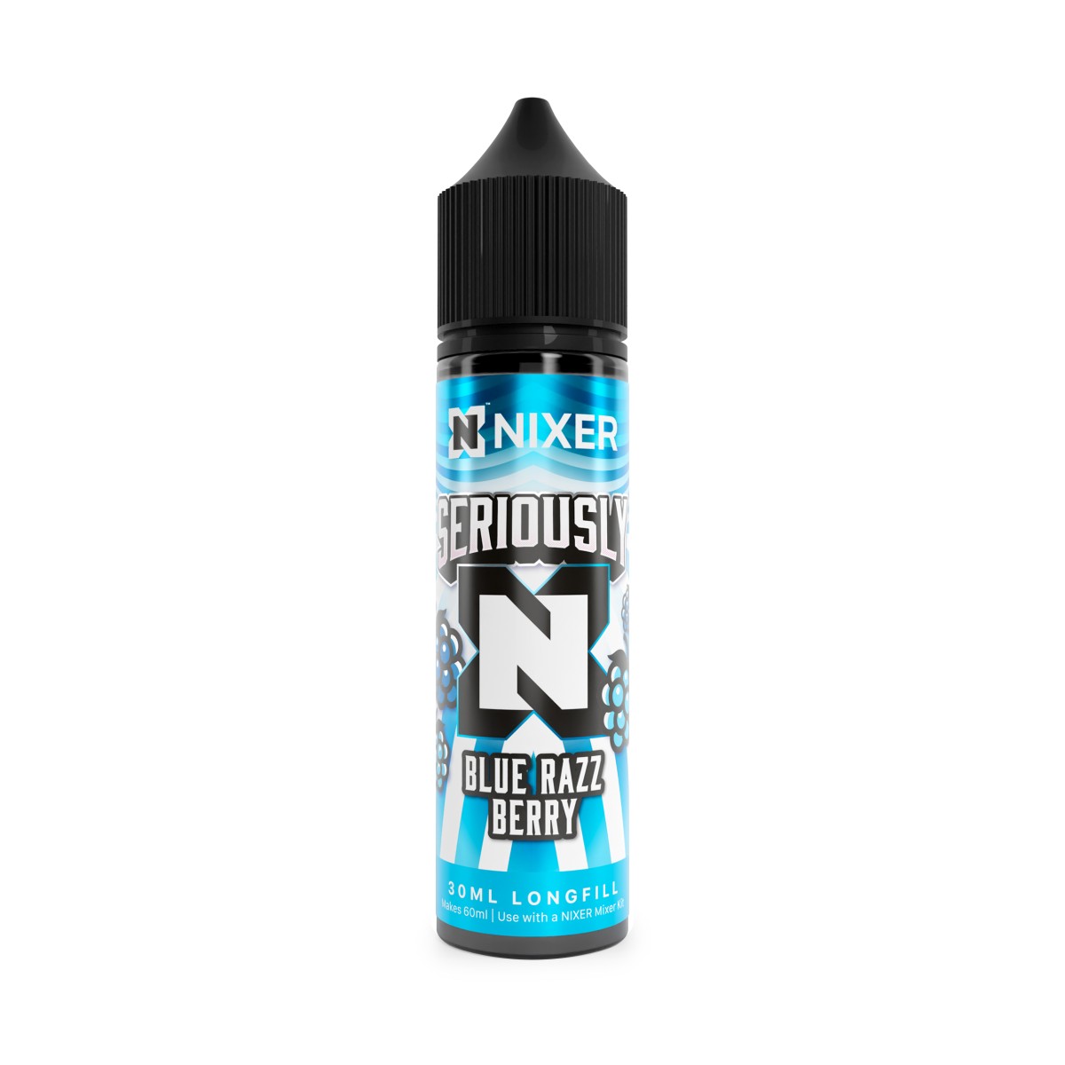 Nixer X Seriously Blue Razz Berry - 30ml Longfill