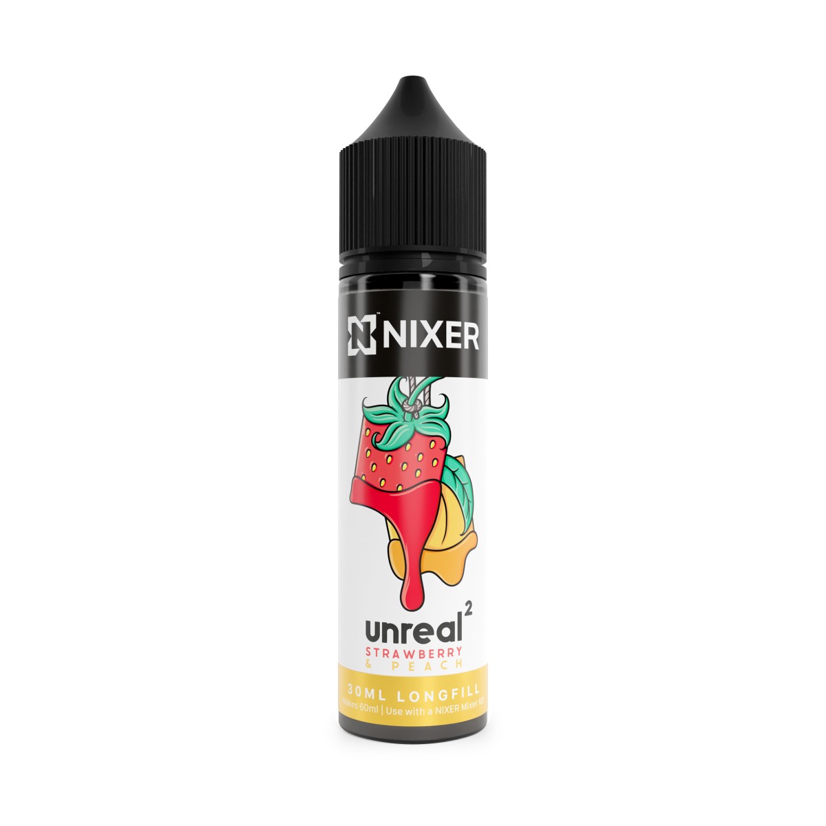 Nixer X Unreal 2 Strawberry & Peach - 30ml...