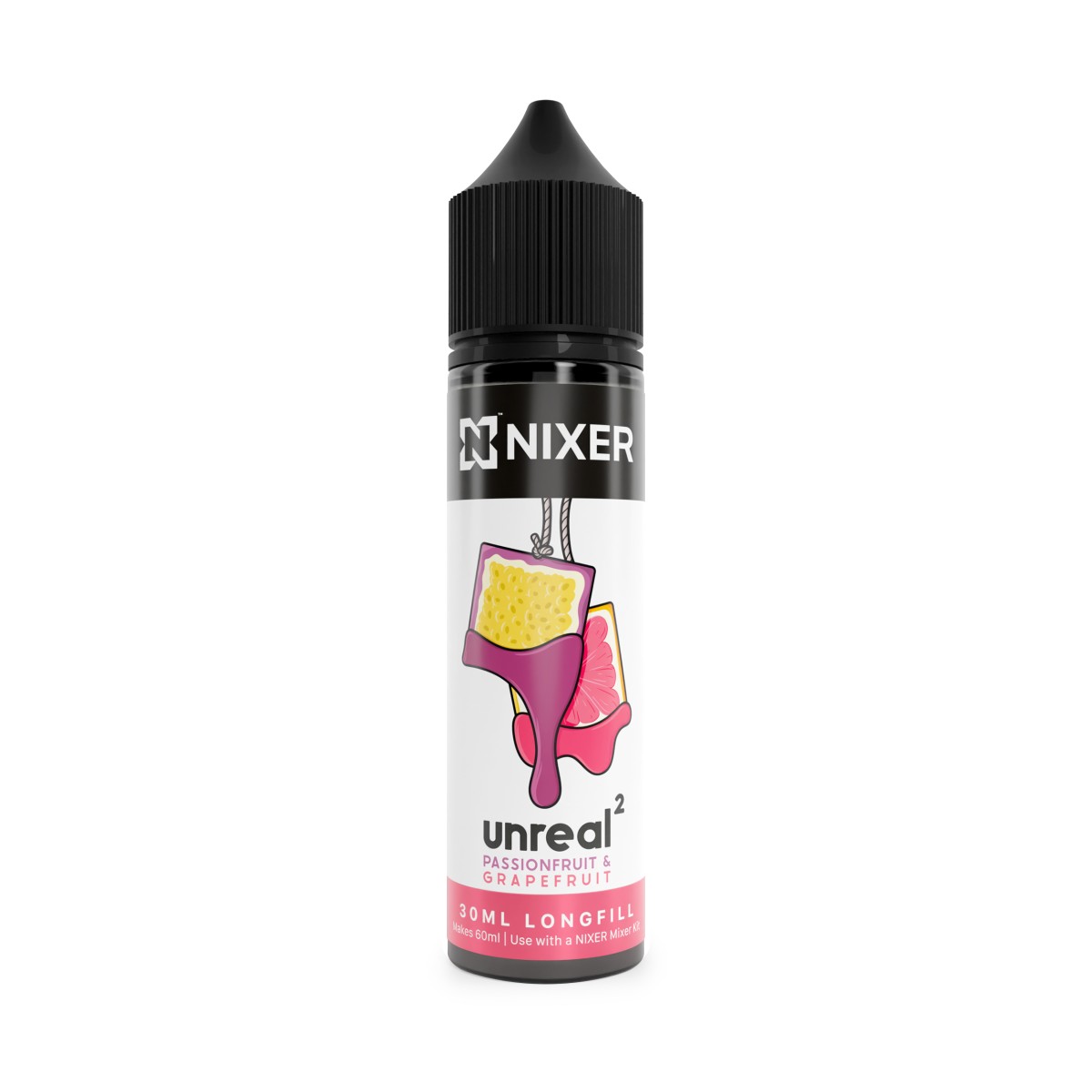 Nixer X Unreal 2 Passionfruit Grapefruit - 30ml...