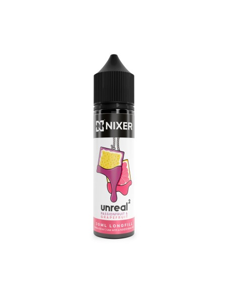 Nixer X Unreal 2 Passionfruit Grapefruit - 30ml Longfill