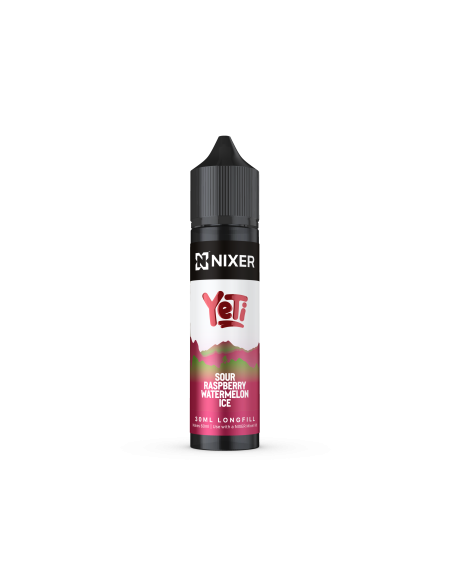 Nixer X Yeti Sour Raspberry & Watermelon - 30ml Longfill