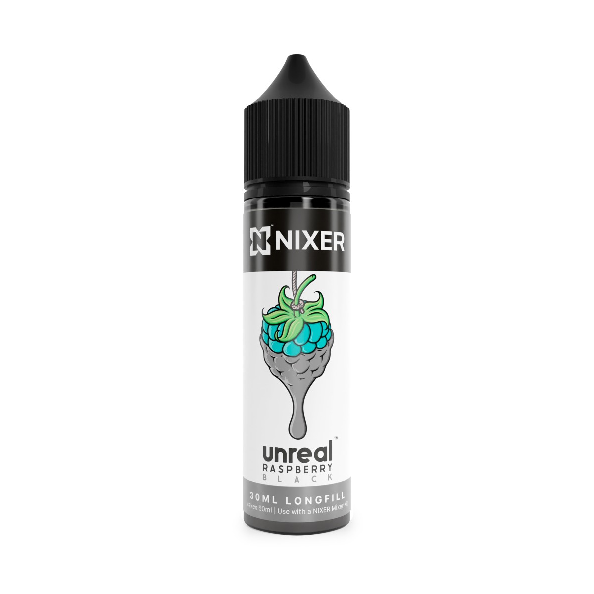 Nixer X Unreal Raspberry Black - 30ml Longfill