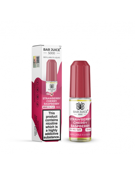 Bar Juice - Strawberry, Cherry & Raspberry 5mg