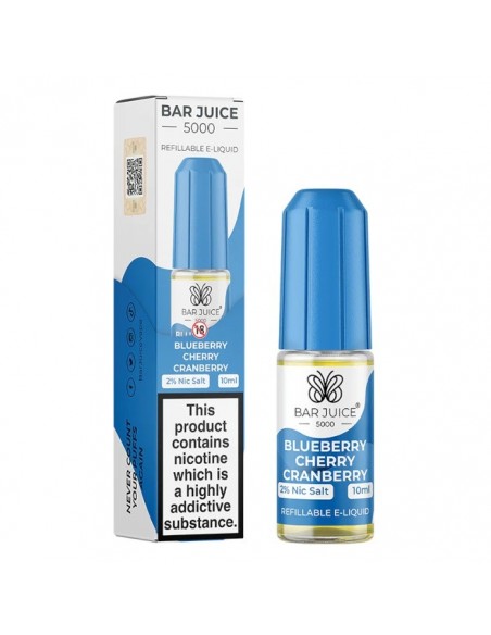Bar Juice - Blueberry, Cherry & Cranberry 5mg Nic Salt