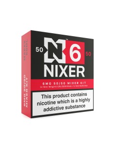 Nixer N6 - 6mg Freebase 50/50 mixer kit