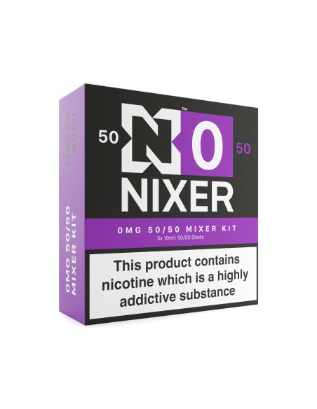 Nixer N0 - 0mg Freebase 50/50 mixer kit
