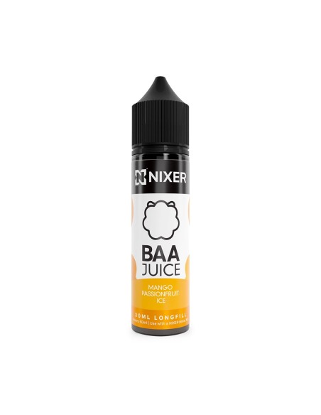 Nixer X Baa Juice Mango Passion Ice- 30ml Longfill