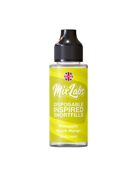 Mix Labs - Pineapple, Peach & Mango - 100ml Shortfill