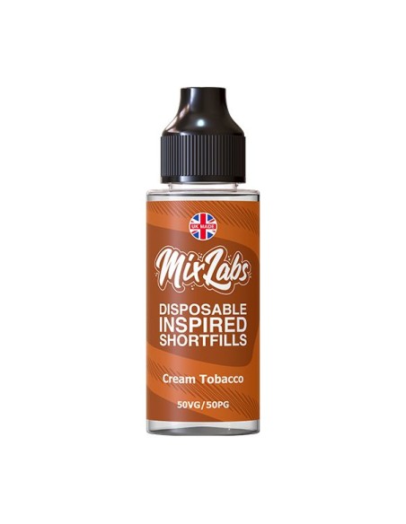 Mix Labs - Cream Tobacco - 100ml Shortfill