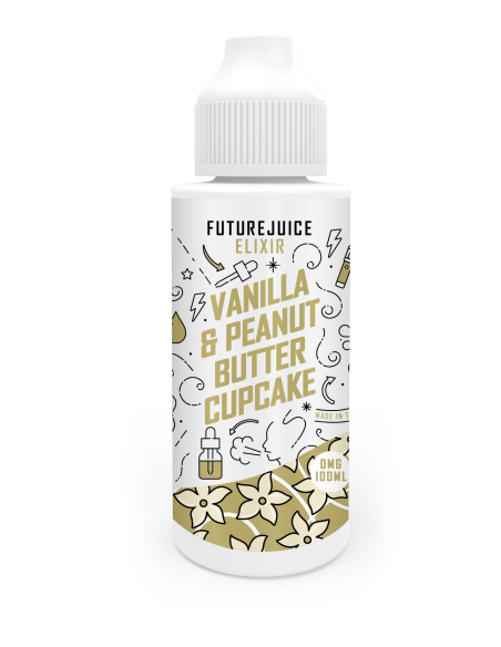 Future Juice Elixirs - Vanilla & Peanut Butter Cupcake 100ml Shortfill
