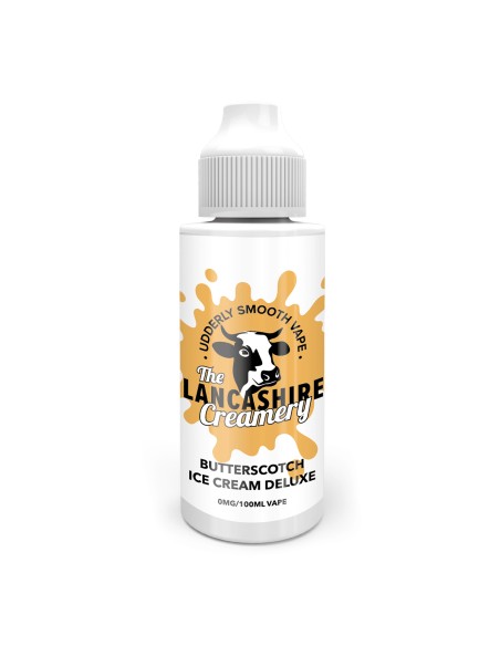 The Lancashire Creamery - Butterscotch Ice Cream Deluxe 100ml Shortfill