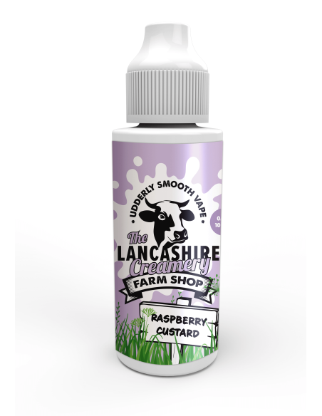 The Lancashire Creamery Farm Shop - Raspberry Custard 100ml Shortfill