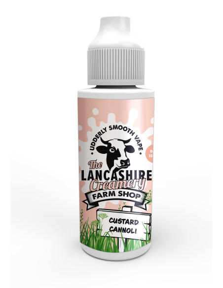 The Lancashire Creamery Farm Shop - Custard Canoli 100ml Shortfill
