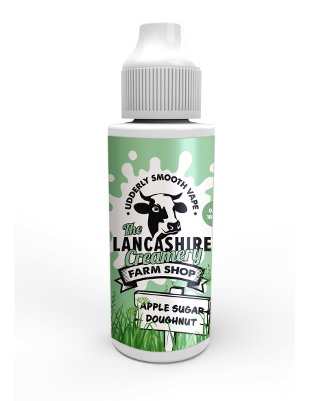 The Lancashire Creamery Farm Shop - Apple Sugar Doughnut 100ml Shortfill