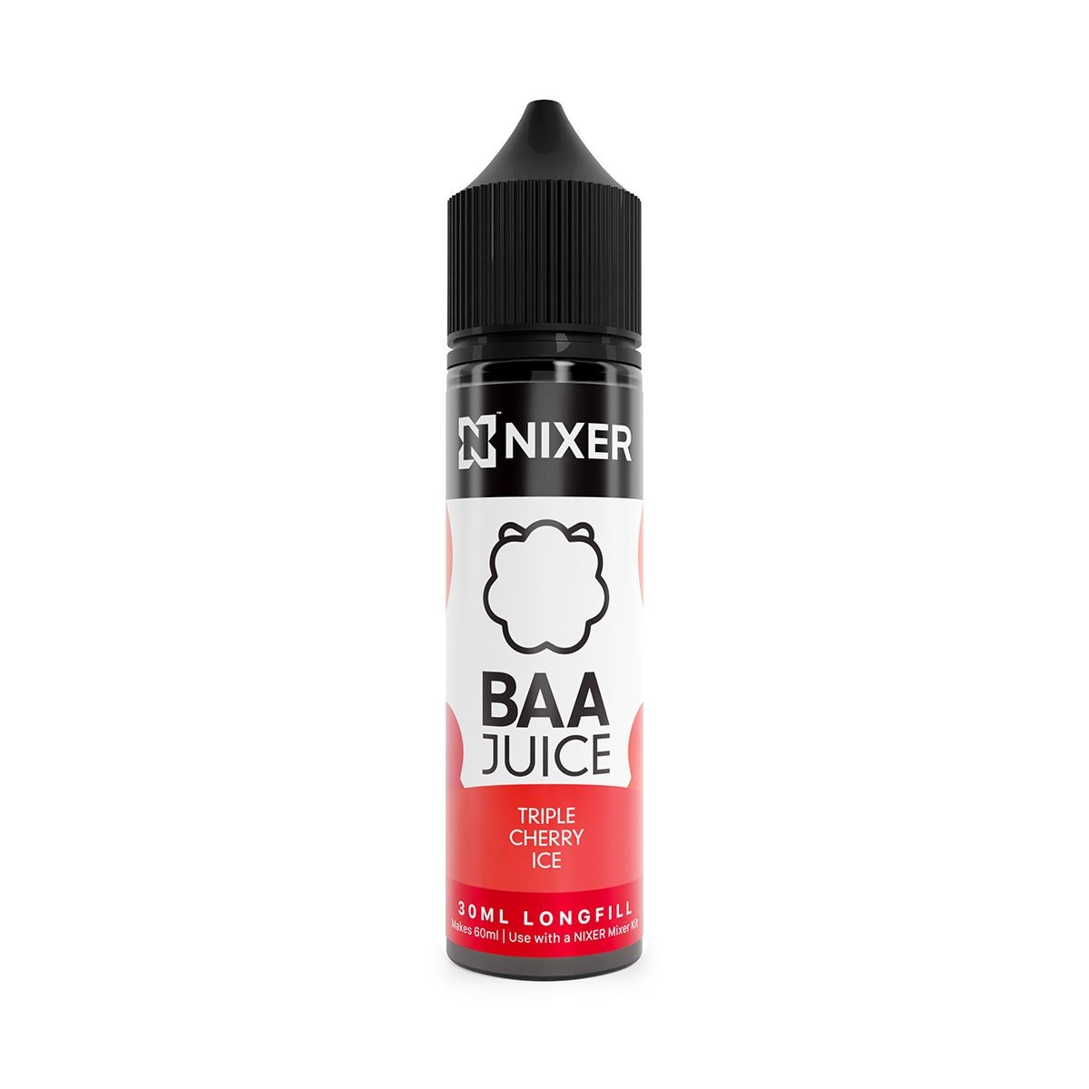 Nixer X Baa Juice Triple Cherry Ice - 30ml...