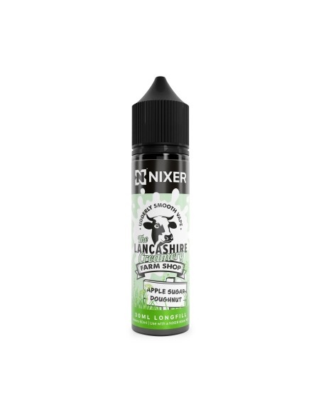 Nixer X The Lancashire Creamery Apple Sugar Doughut - 30ml Longfill