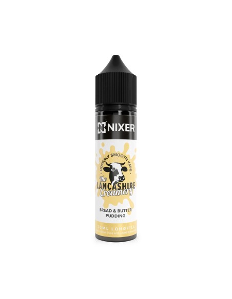 Nixer X The Lancashire Creamery Bread & Butter Pudding - 30ml Longfill