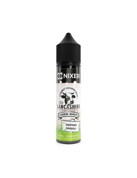 Nixer X The Lancashire Creamery Custard Cannoli - 30ml Longfill