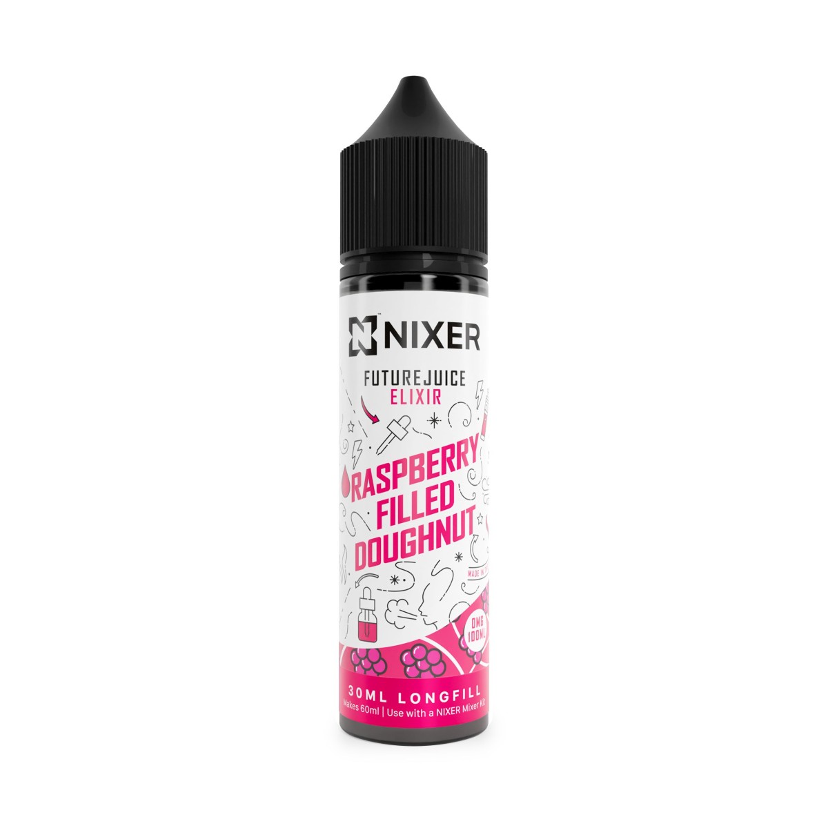 Nixer X Future Elixir Raspberry Filled Doughnut...