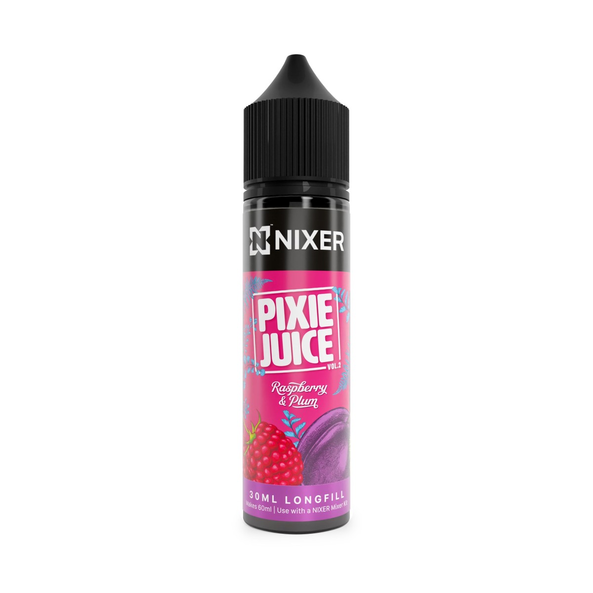 Nixer X Pixie Juice Raspberry & Plum - 30ml...