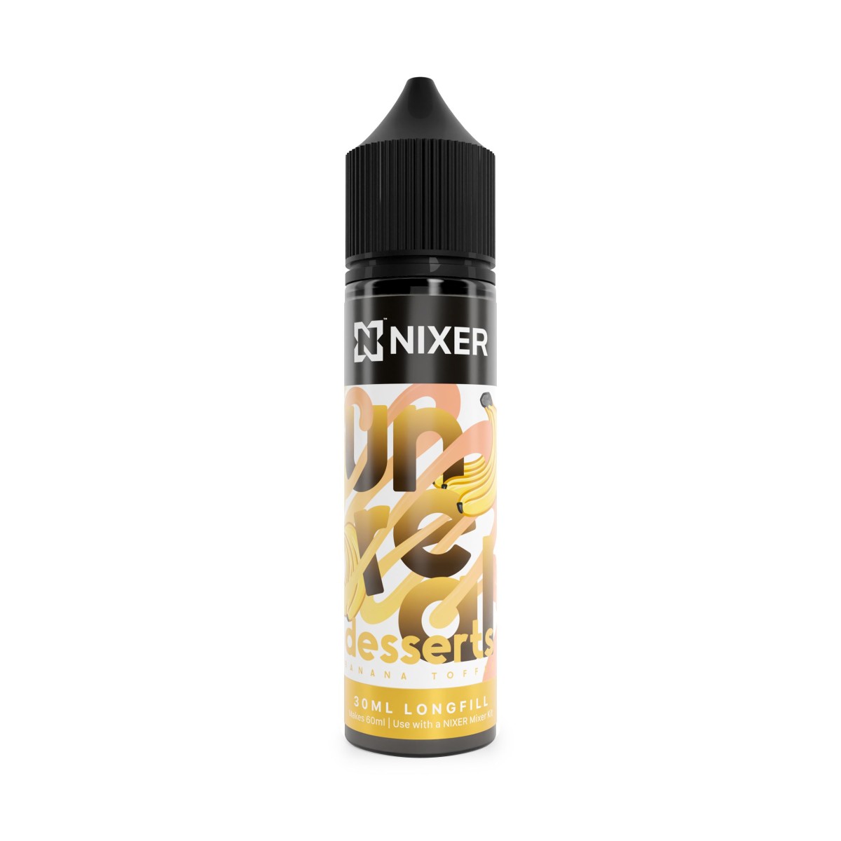 Nixer X Unreal Dessert Banana Toffee - 30ml...
