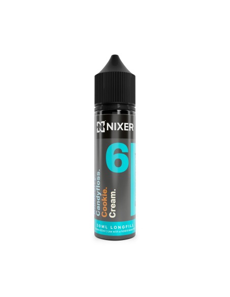 Nixer X Supergood Blueberries, candyfloss, Cookie & Cream - 30ml Longfill