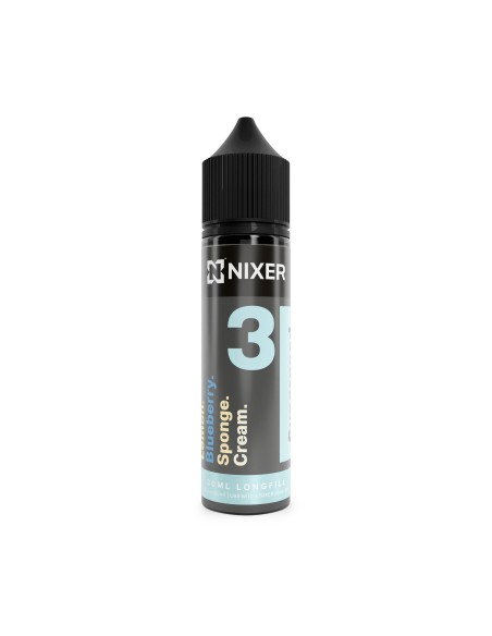 Nixer X Supergood Lemon, Blueberry, Sponge & Cream - 30ml Longfill