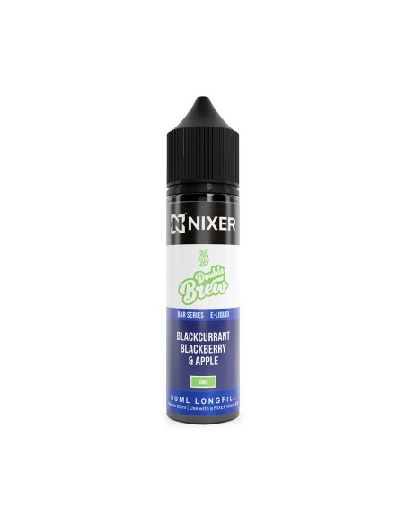 Nixer X Double Brew Blackcurrant, Blackberry & Apple - 30ml Longfill