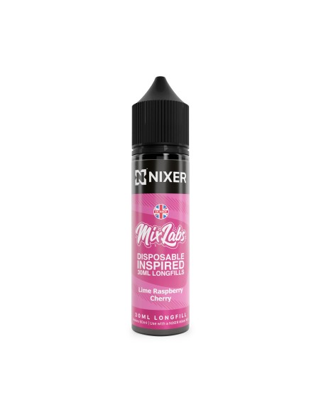 Nixer X Mix Labs Lime Raspberry & Cherry - 30ml Longfill