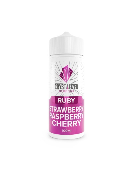 Crystalized Ruby - Strawberry Raspberry Cherry - 100ml Shortfill