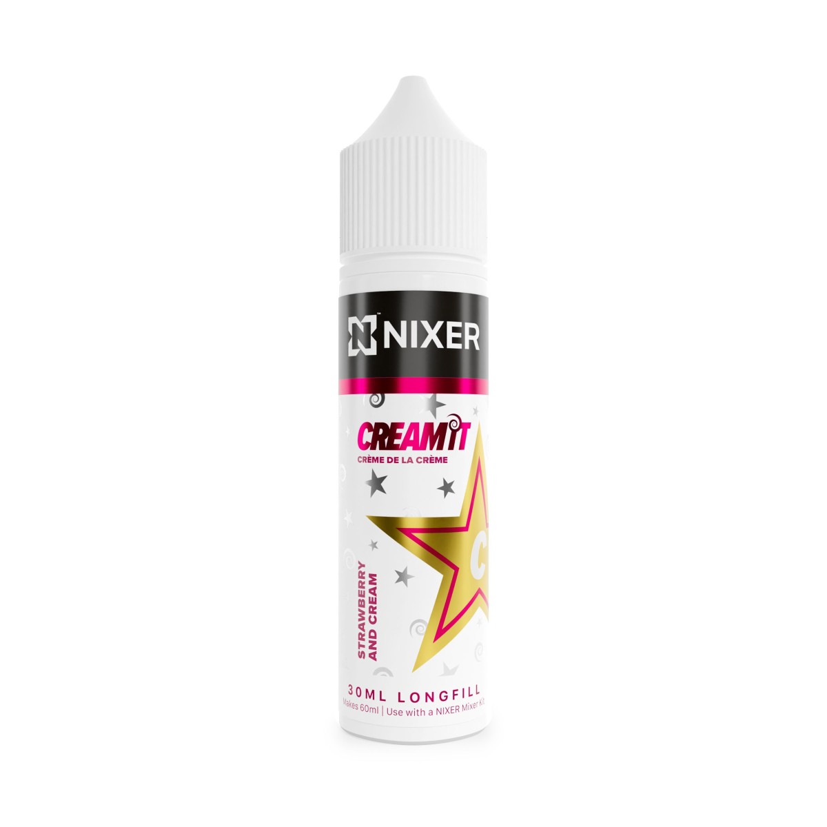 Nixer X Cream It Strawberry and Cream - 30ml...