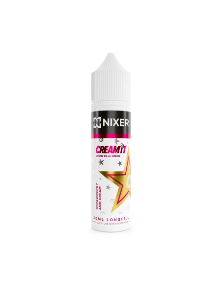 Nixer X Cream It Strawberry and Cream - 30ml Longfill