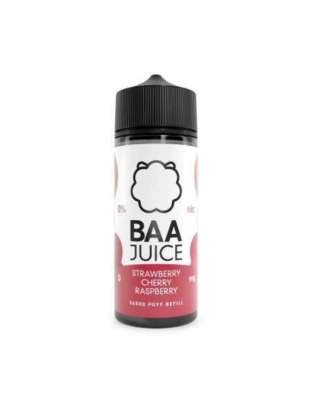 Baa Juice - Strawberry Cherry Raspberry 100ml