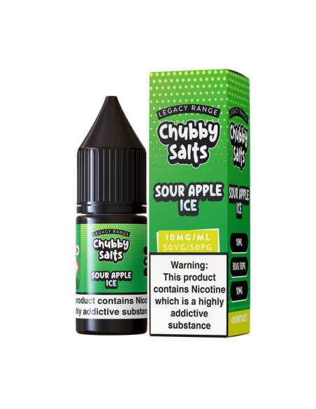 Chubby Salts Legacy Range - Sour Apple Ice 10mg