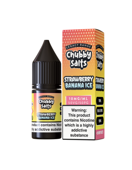Chubby Salts Legacy Range - Strawberry Banana Ice 10mg