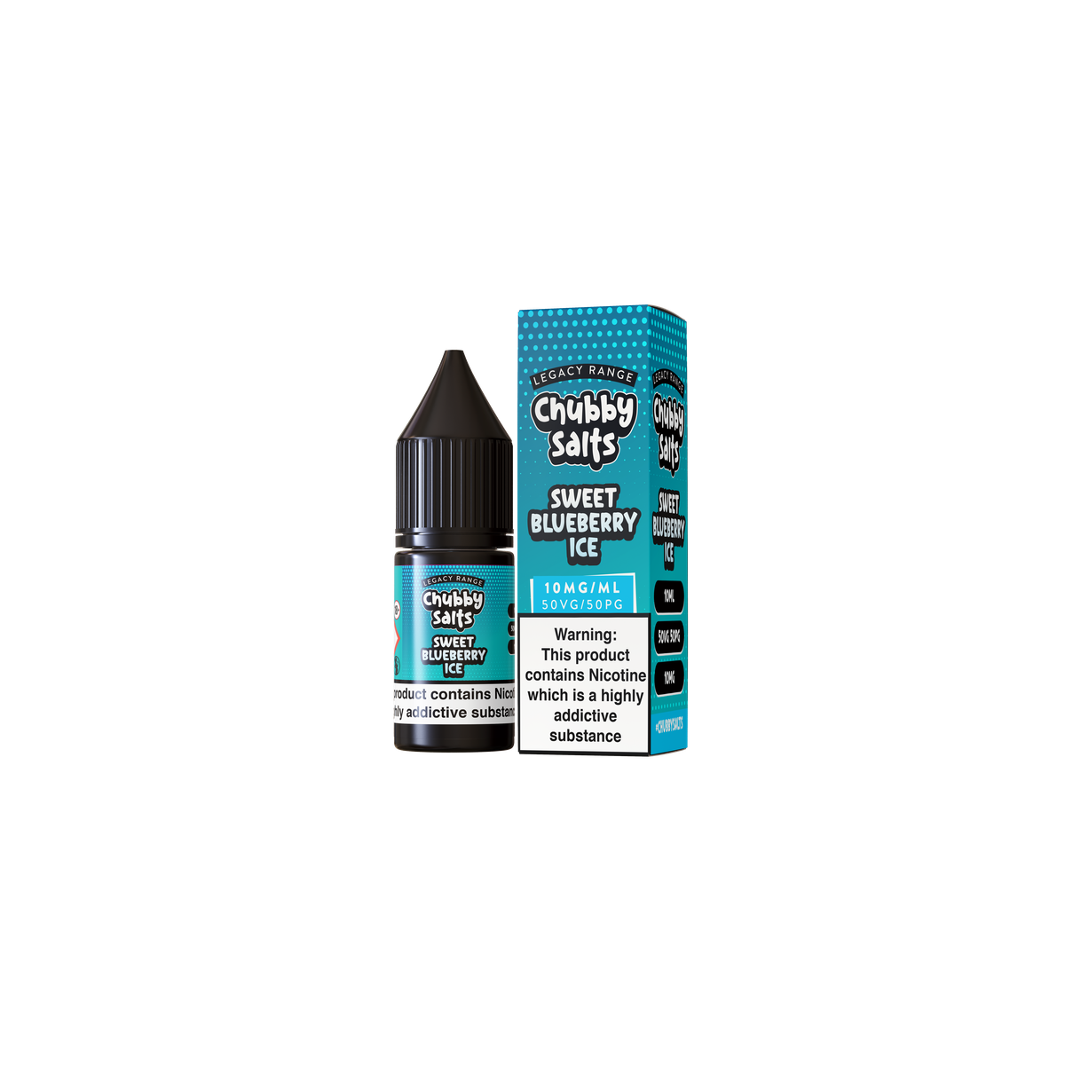 Chubby Salts Legacy Range - Sweet Blueberry Ice...