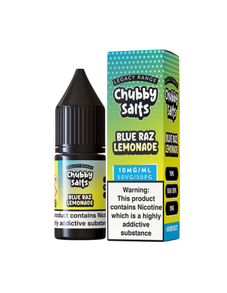 Chubby Salts Legacy Range - Blue Raz Lemonade 10mg