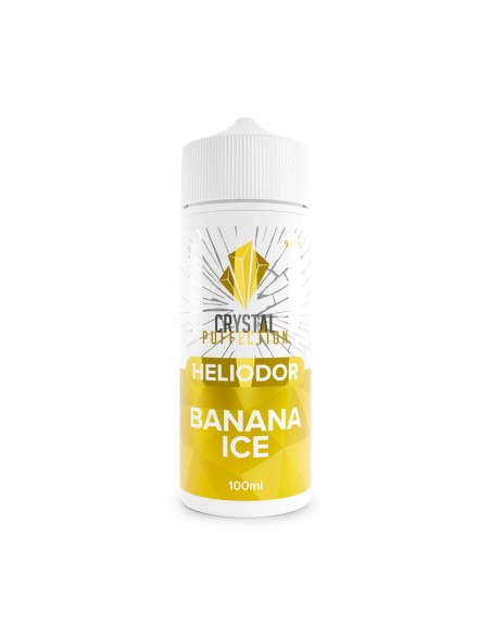 Crystal Puffection Heliodor - Banana Ice - 100ml Shortfill