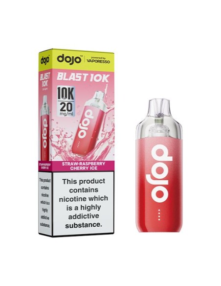 Vaporesso Dojo Blast 10K Prefilled Kit - Strawberry Cherry Raspberry Ice 20mg