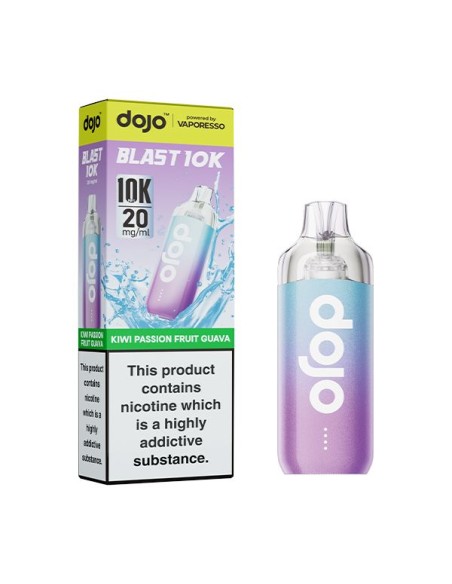 Vaporesso Dojo Blast 10K Prefilled Kit - Kiwi Passion Fruit Guava 20mg