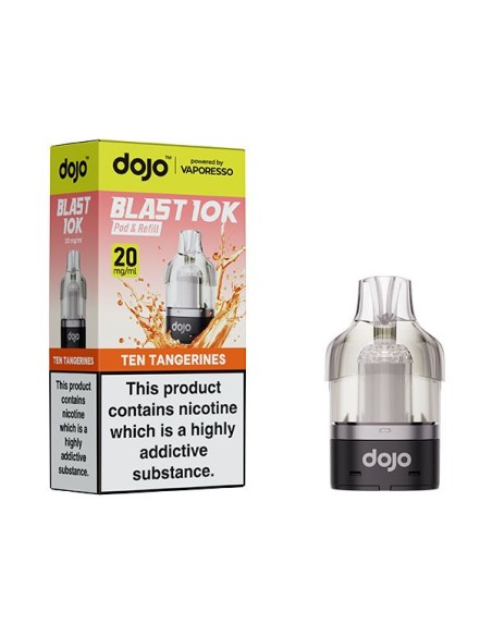 Vaporesso Dojo Blast 10K Prefilled Pod - Ten Tangerines 20mg