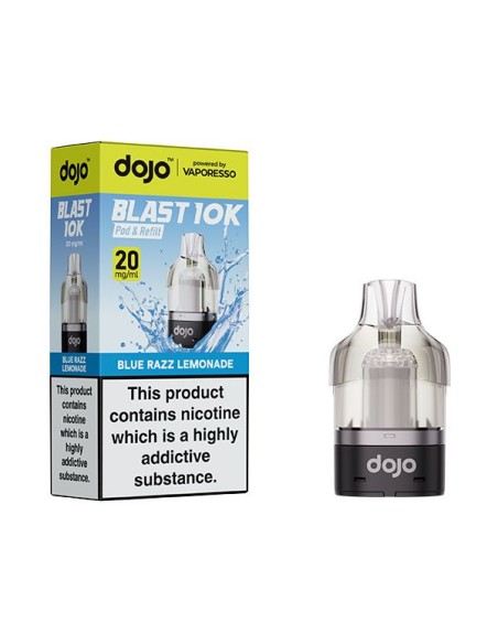 Vaporesso Dojo Blast 10K Prefilled Pod - Blue Razz Lemonade 20mg