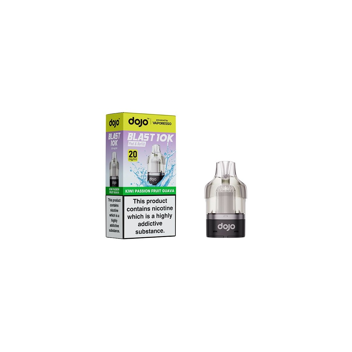 Vaporesso Dojo Blast 10K Prefilled Pod - Kiwi...