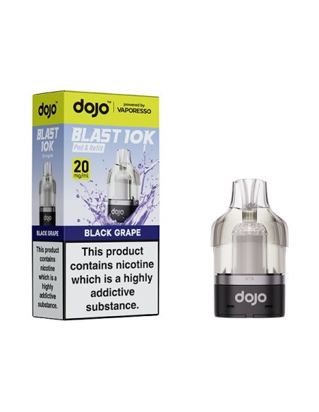 Vaporesso Dojo Blast 10K Prefilled Pod - Black Grape 20mg
